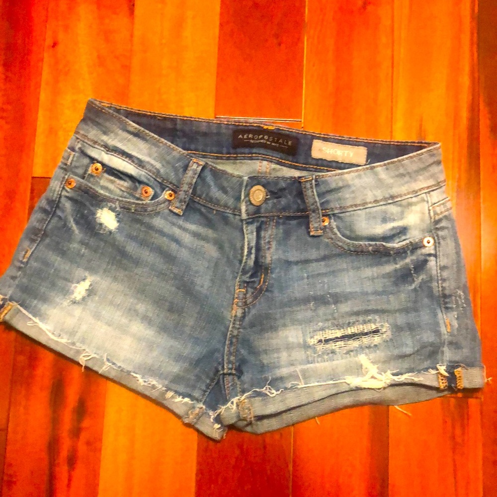 Aeropostale stretchy Jean shorts